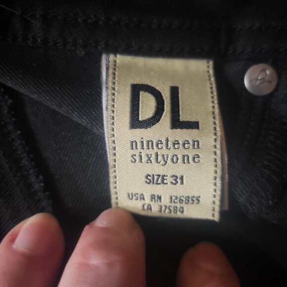 DL1961 Women's Black Emma Legging Pants - Away 360 - Size 31 - Picture 8 of 16